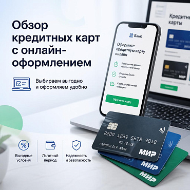 Кредитные карты онлайн: как выбрать подходящую и не переплатить